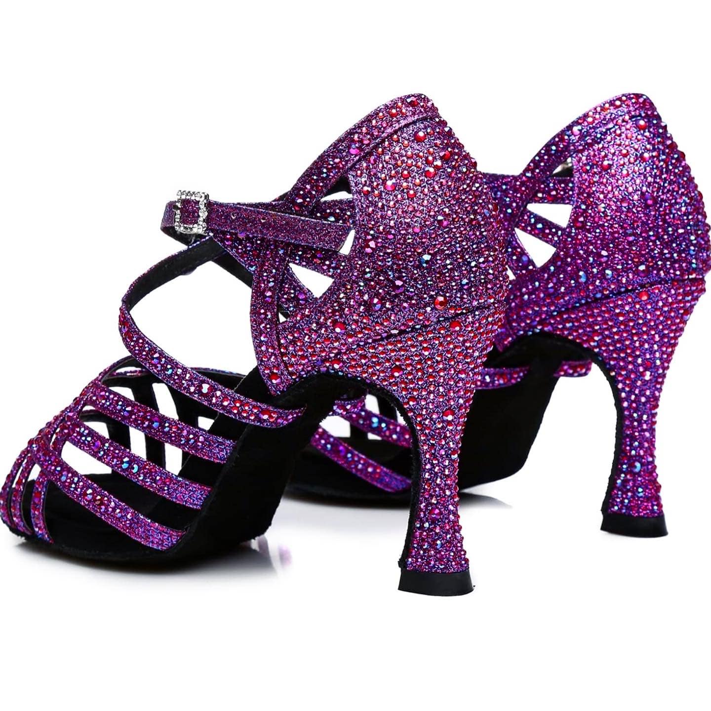 Women Shoes Black Dance Boots Latin Dance Shoes For Girls Ladies Ballroom Modern Tango Dancing Salsa Party Shoes Customize - Image 2
